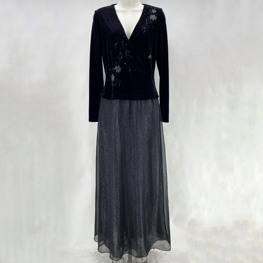 Size 8 J.R. NITES Velvet Dress