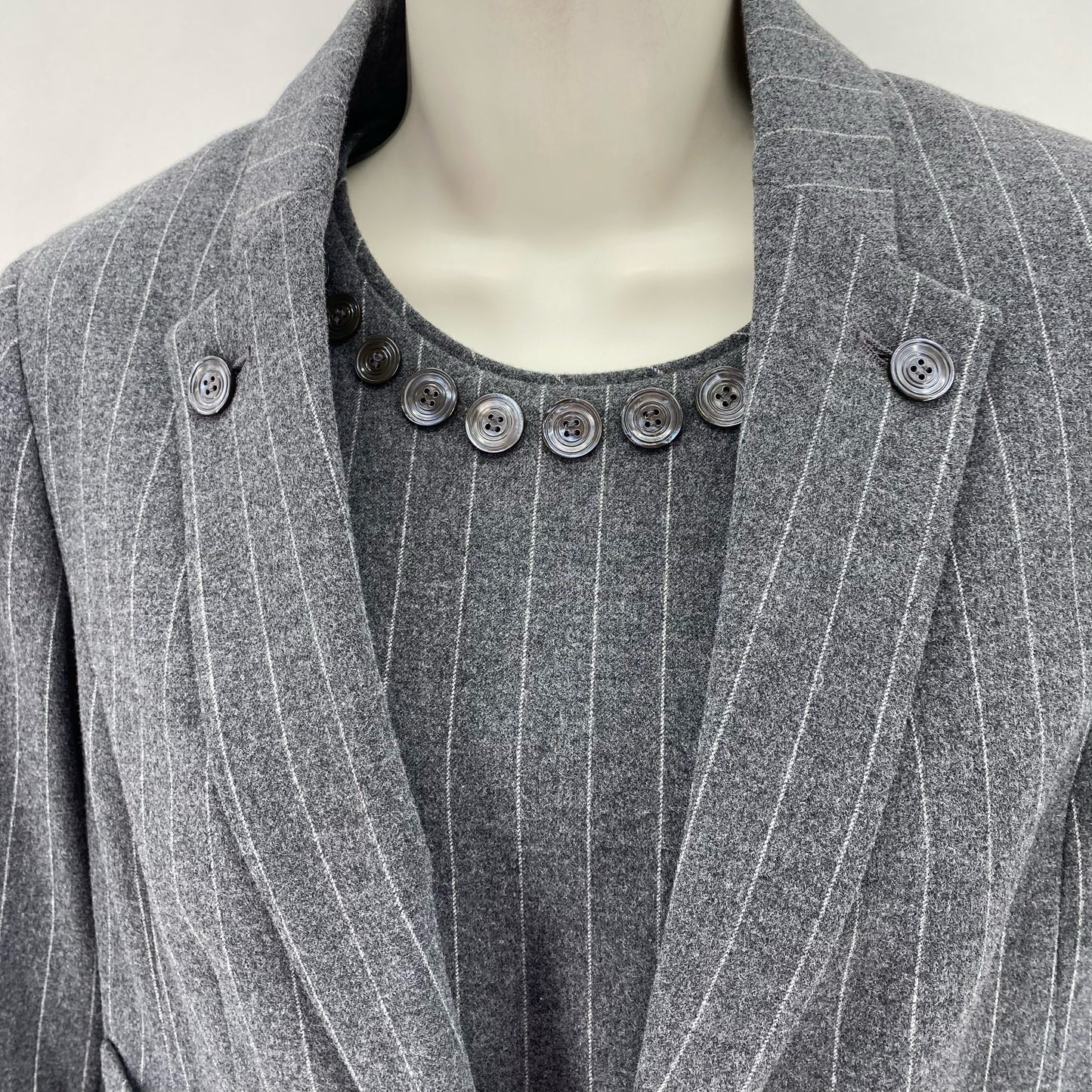 Size 6 ETCETERA Stripe 2PC Dress