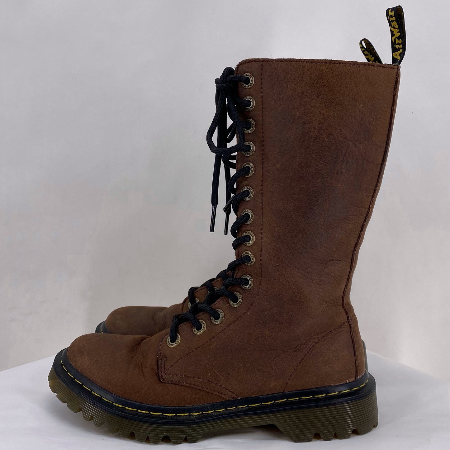 BROWN W Shoe Size 6 DR. MARTENS Boots