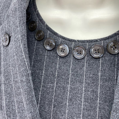 Size 6 ETCETERA Stripe 2PC Dress