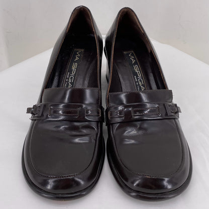 REDDISH BROWN W Shoe Size 6.5 VIA SPIGA Loafer