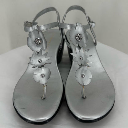 Silver W Shoe Size 9 ATHENA ALEXANDER Sandals