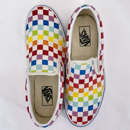 Multi-Color W Shoe Size 9.5 VANS Flats