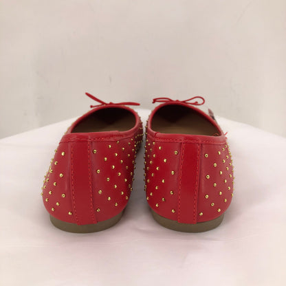 Red W Shoe Size 10 BRASH Flats
