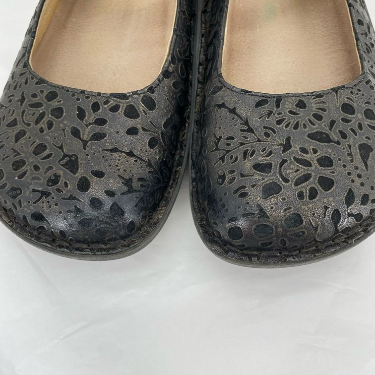 BLACK/BROWN W Shoe Size 40 ALEGRIA Flats