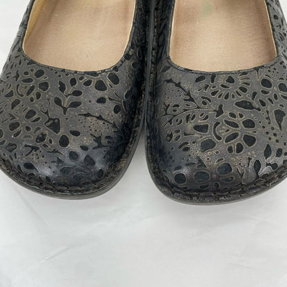 BLACK/BROWN W Shoe Size 40 ALEGRIA Flats