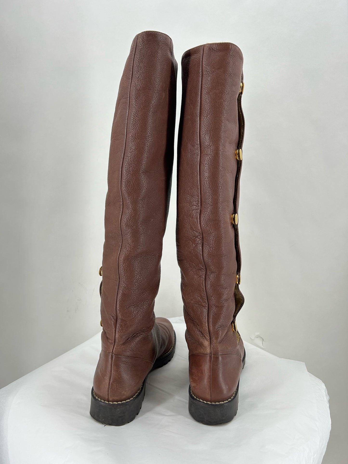 BROWN W Shoe Size 10 MICHAEL KORS Boots