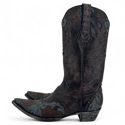 BROWN W Shoe Size 9.5 Boots