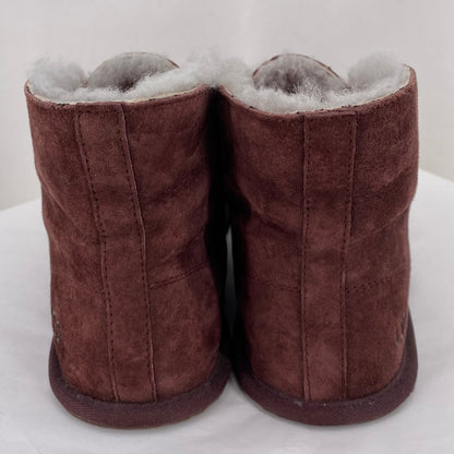Burgundy W Shoe Size 10 UGG Slippers