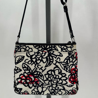 BLACK/WHITE COACH Shoulder Bag