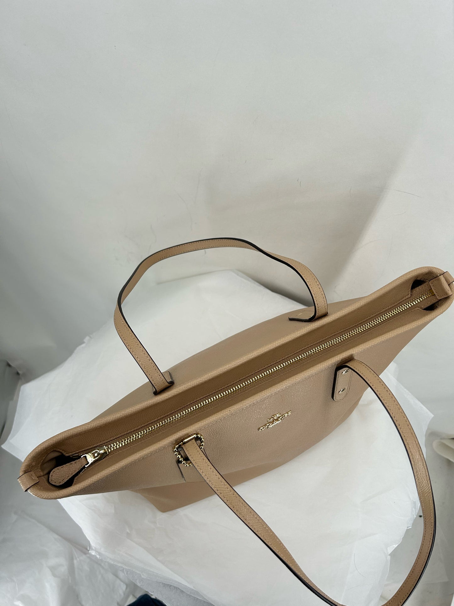 Beige COACH Tote