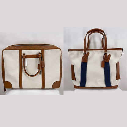 LT BEIGE COACH Weekender