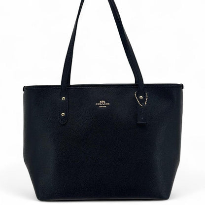 Black COACH Canvas Tote