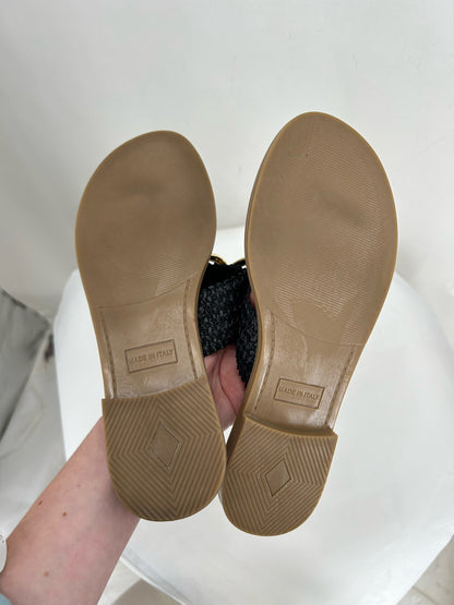 Black W Shoe Size 7 KELLY & KATIE Sandals