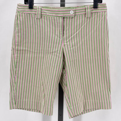 Size 8 ANN TAYLOR LOFT Stripe Shorts