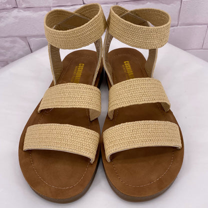 Tan W Shoe Size 7.5 CUSHIONAIRE Sandals