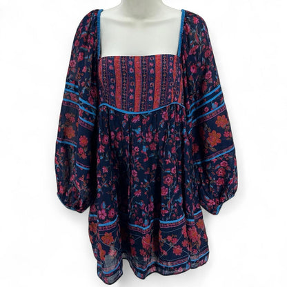 Size M FREE PEOPLE FLOWERS Tunic