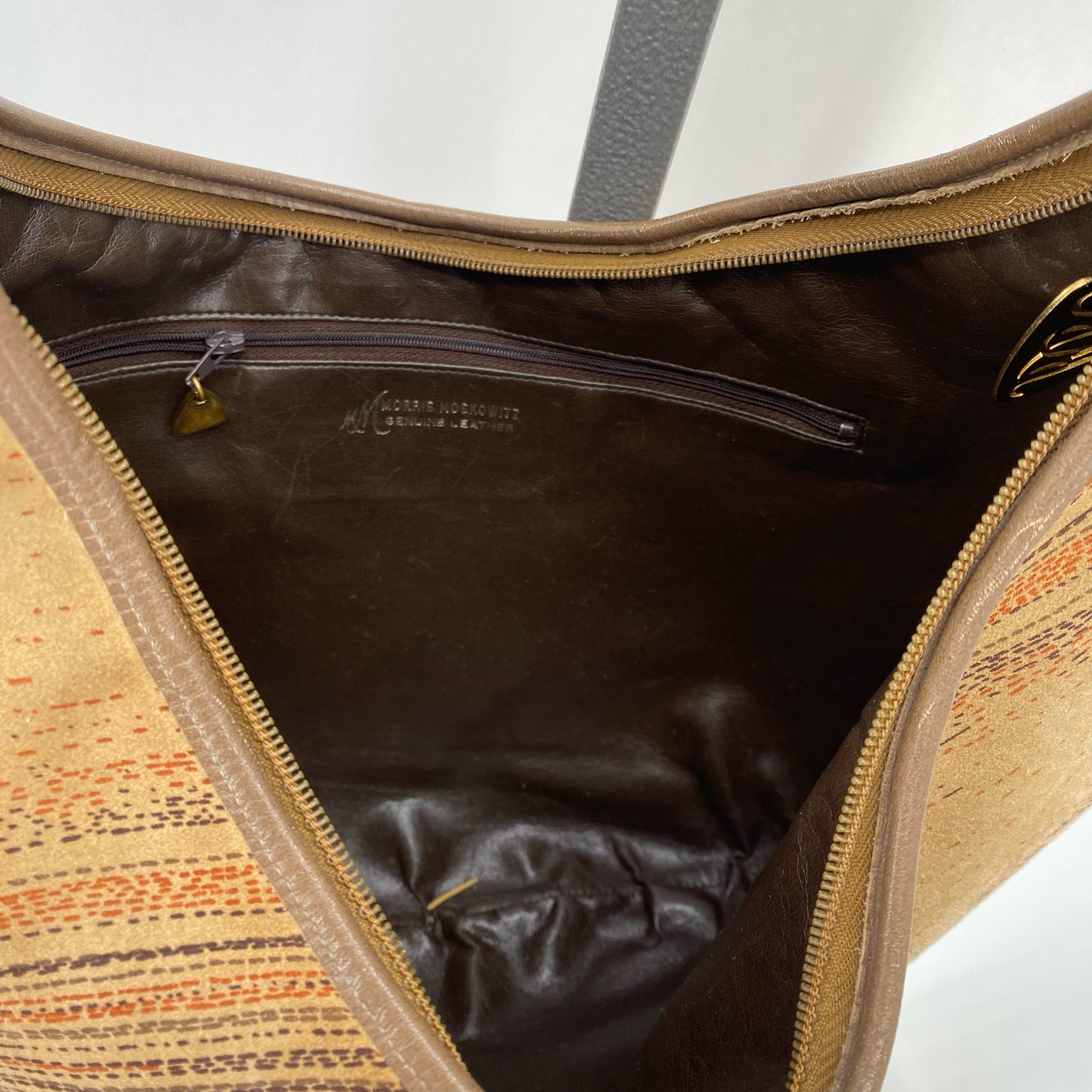 BROWN Leather Shoulder Bag