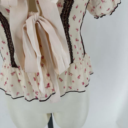 Size L LOLA GRACE FLOWERS Shirt