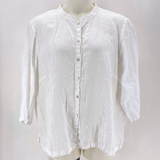 Size 3X EILEEN FISHER Linen Shirt