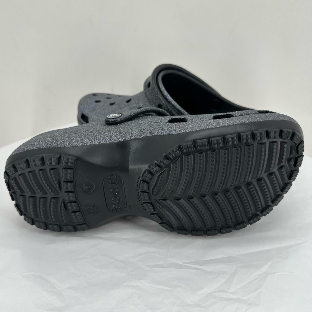 Silver W Shoe Size 9 CROCS Clog