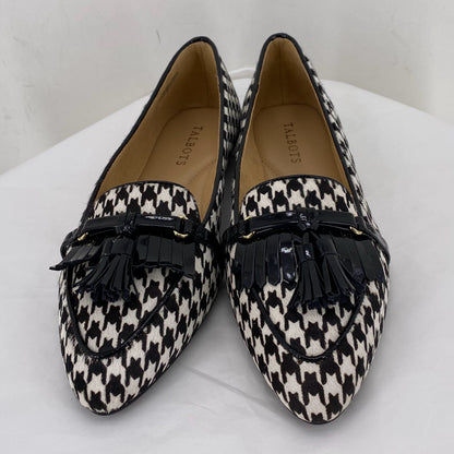 BLACK/WHITE W Shoe Size 7.5 TALBOTS Flats