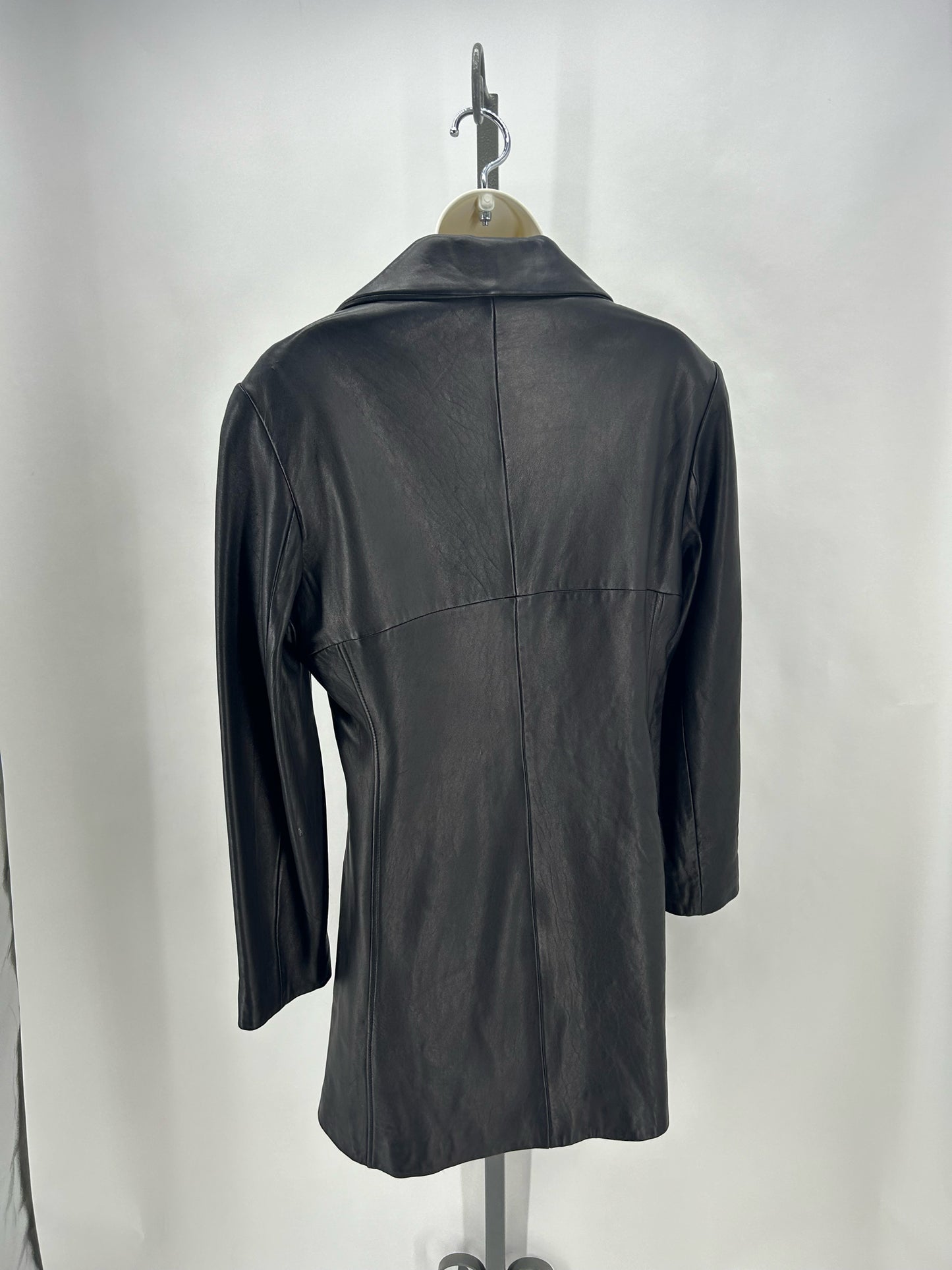 Size M TIBOA Leather Coat