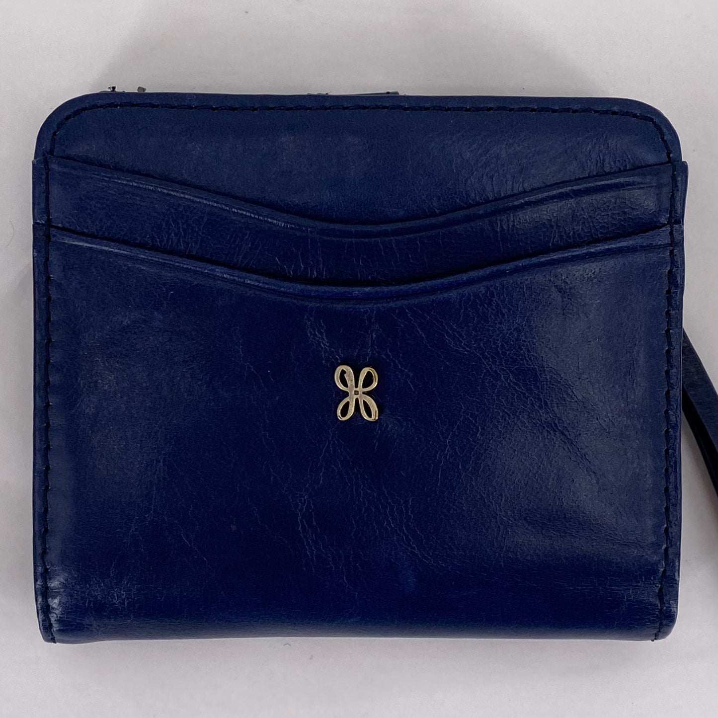 Navy HOBO Leather Wallet