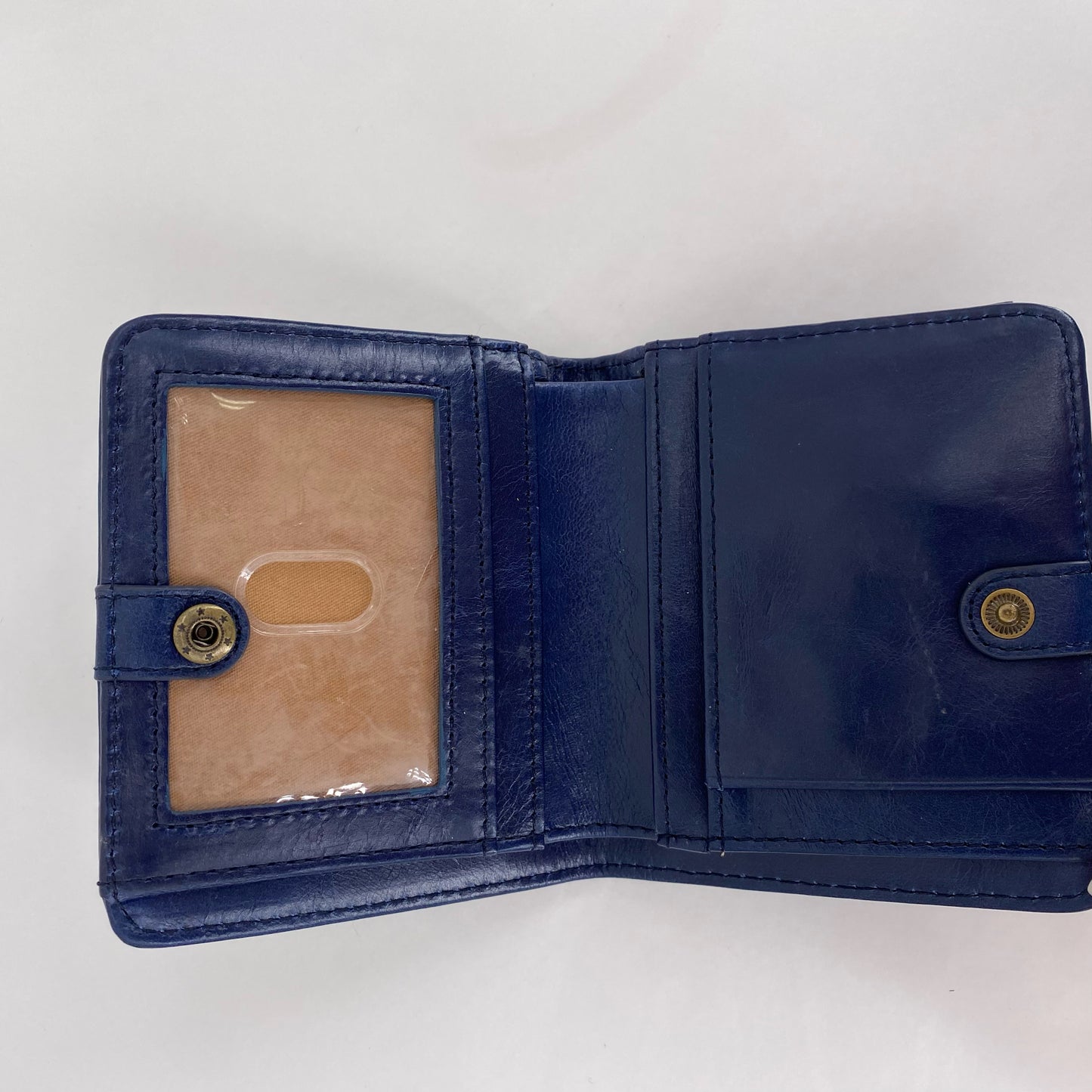 Navy HOBO Leather Wallet