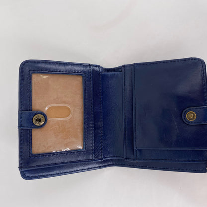 Navy HOBO Leather Wallet