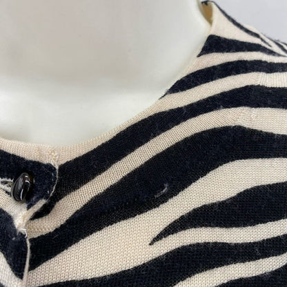 Size XS J CREW ZEBRA Cardigan