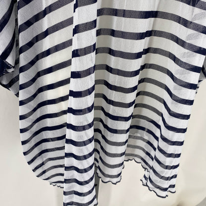Size S FUZZI Stripe PONCHO