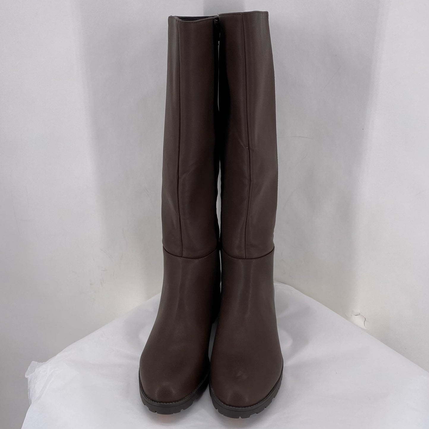 BROWN W Shoe Size 8.5 SONOMA Boots