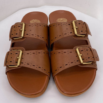 BROWN W Shoe Size 7.5 VINCE CAMUTO Sandals