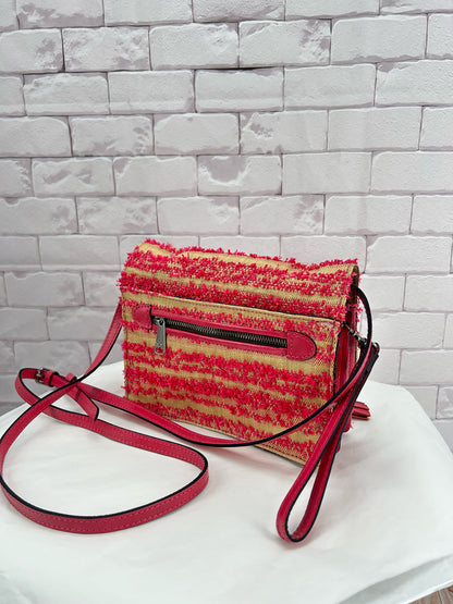 PINK/TAN PATRICIA NASH Leather Cross-body