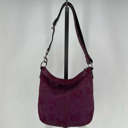 magenta COACH Cross-body