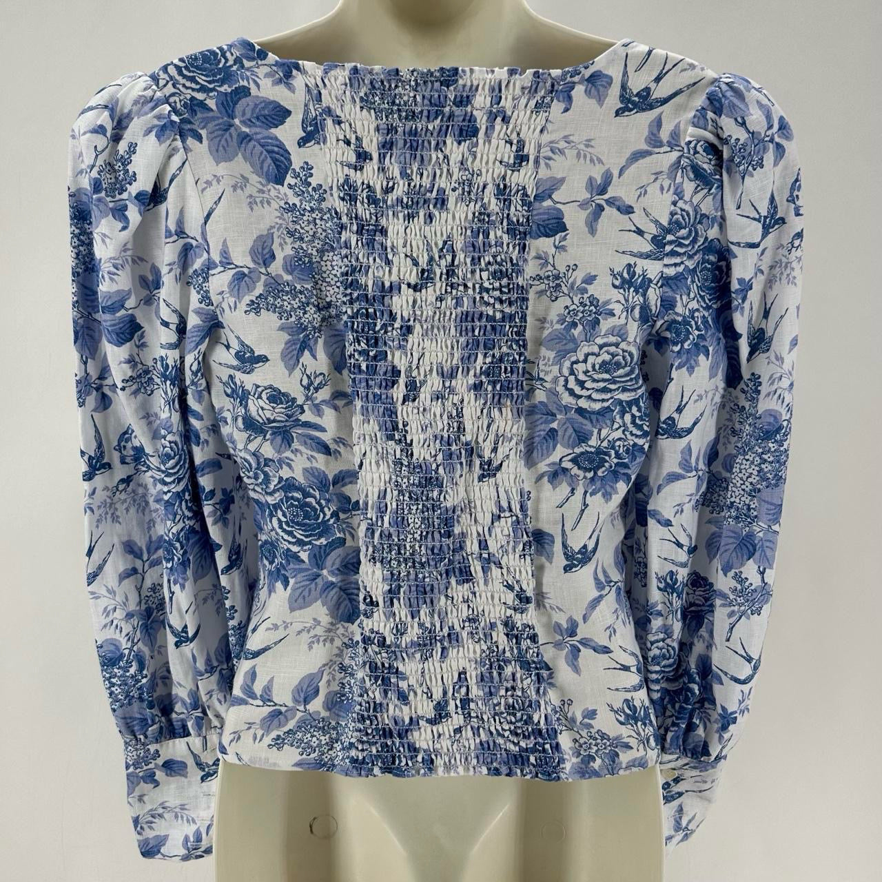 Size 6 REFORMATION Floral Shirt