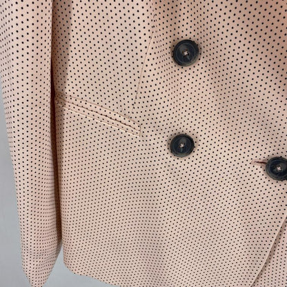 Size 4 REBECCA TAYLOR L Polka Dot Blazer