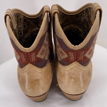 Tan W Shoe Size 8 ARIAT Boots