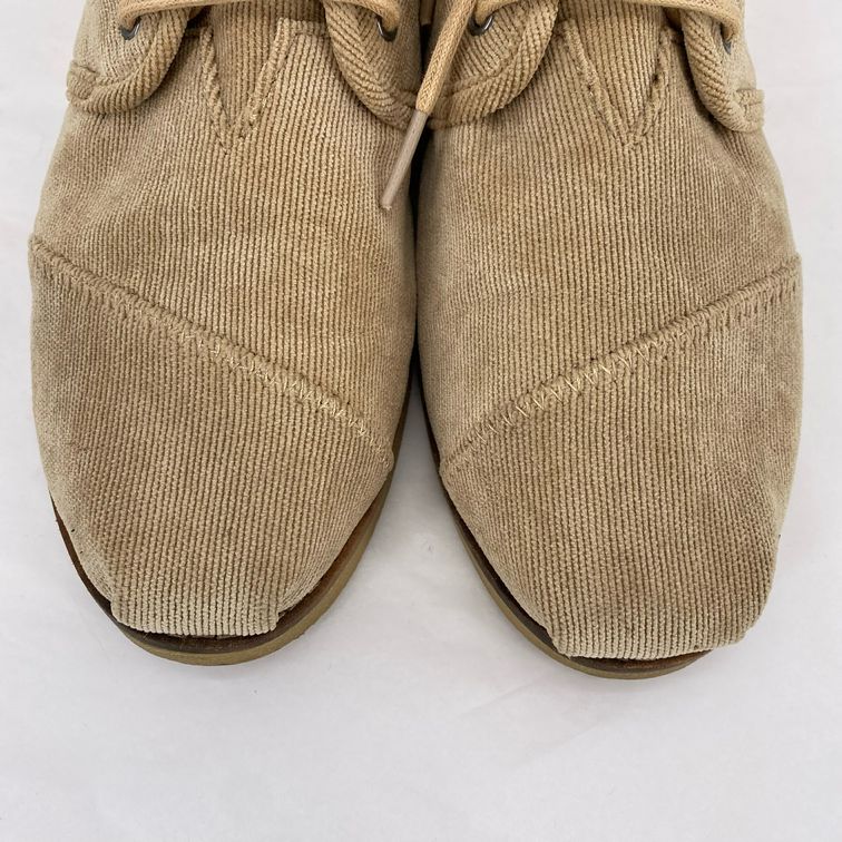 Tan W Shoe Size 8 TOMS Flats