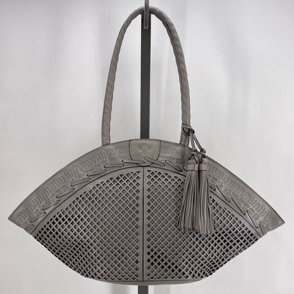 Gray PATRICIA NASH Leather Tote