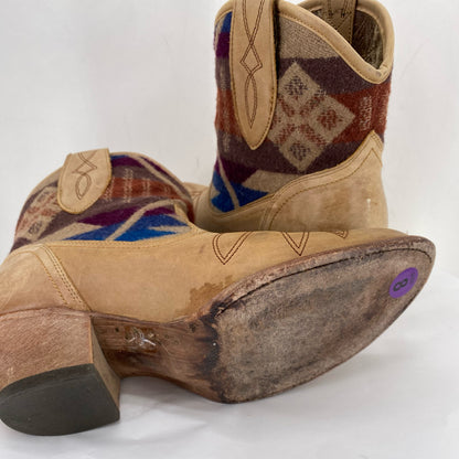 Tan W Shoe Size 8 ARIAT Boots