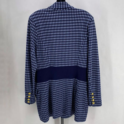 Size XL CABI Checkered Cardigan