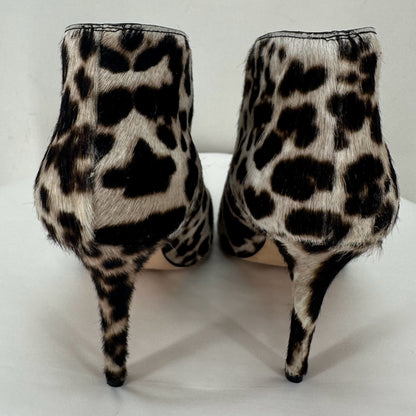 BROWN/CREAM W Shoe Size 8.5 BODEN shooties/booties