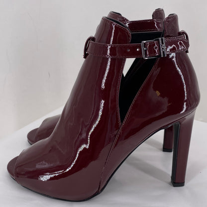 Burgundy W Shoe Size 7.5 MICHAEL KORS shooties/booties