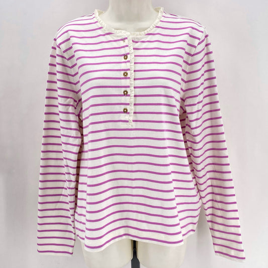 Size L J CREW Stripe Shirt