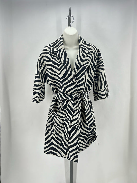 Size 0 TRINA TURK ZEBRA Jacket