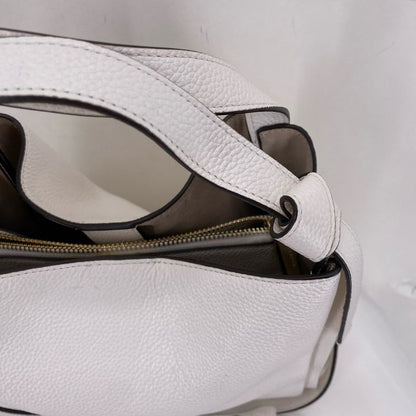 White KATE SPADE Leather Pebbeled Leather Cross-body