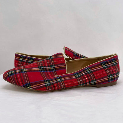 Red W Shoe Size 8.5 J CREW Flats