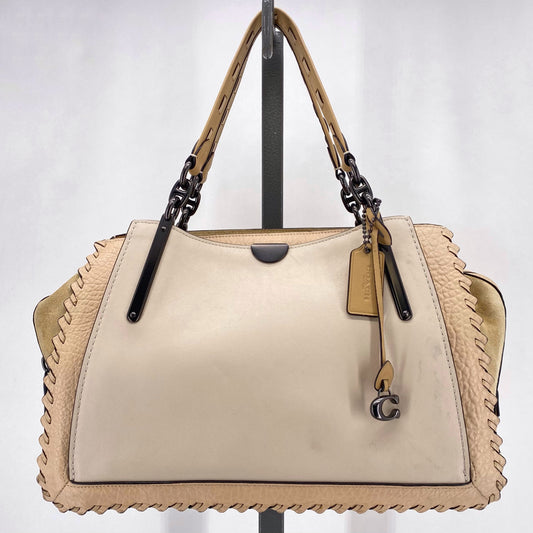 Tan COACH Leather Shoulder Bag